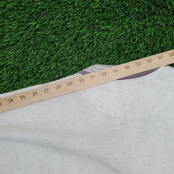 Vintage 90s San-Diego Ringer Sweatshirt 2XL 26x26 Boxy Gray - Picture 3 of 12